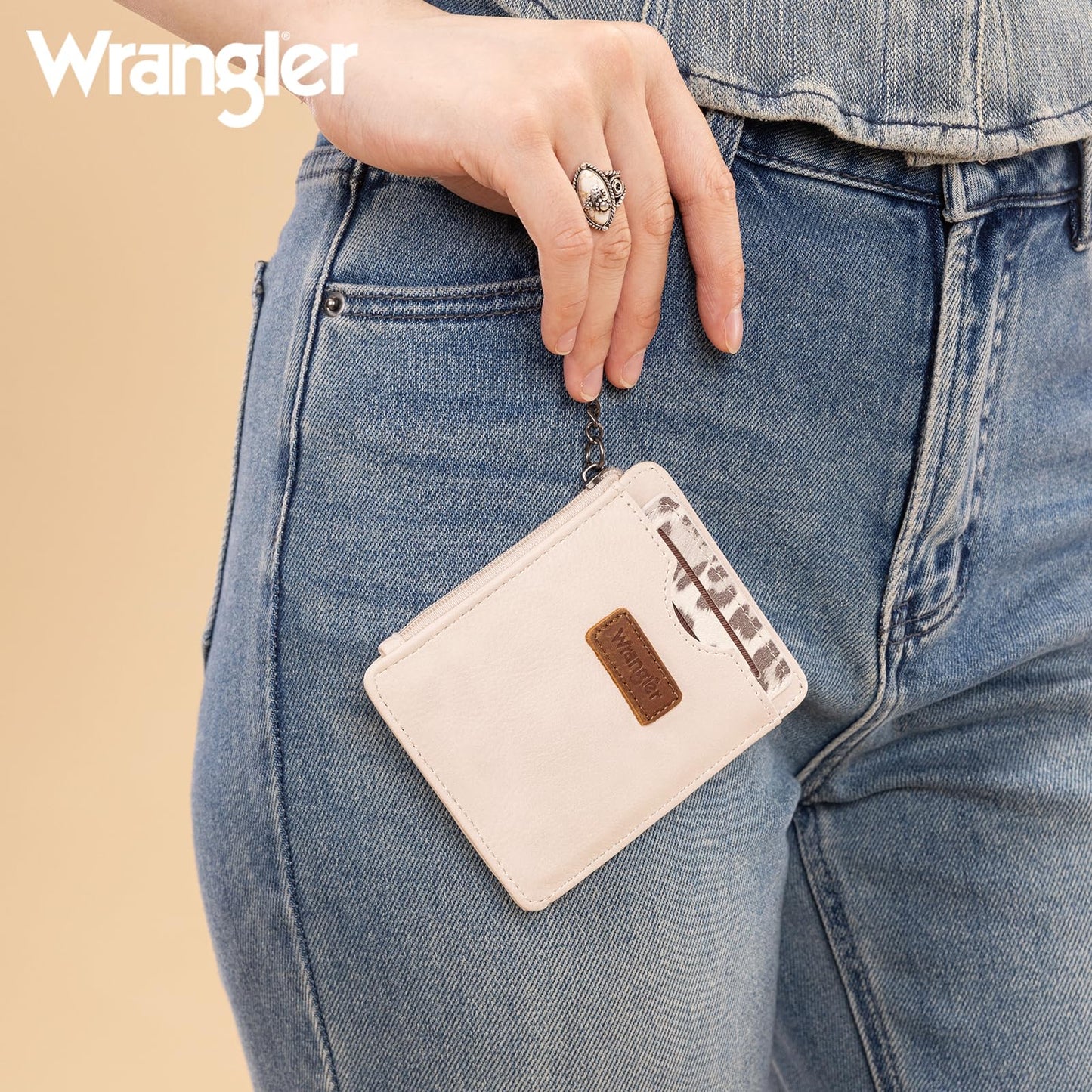 Montana West X Wrangler Credit Card Holder for Women Wallet Card Case Small Ladies Female Pocket Wallet