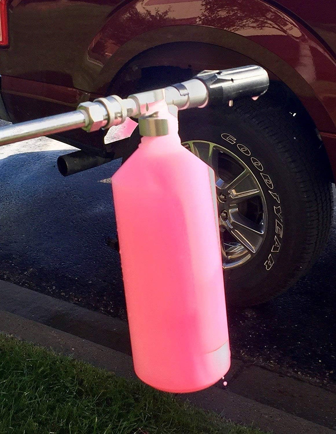 Easy to use Foam Cannon by Auto Bella - Best for Detailing Trucks or SUVs, Made From Lightweight Aircraft Aluminum, 1-Liter Bottle and 1/4" Quick Connector Snow Foam Blaster for Pressure Washer Gun