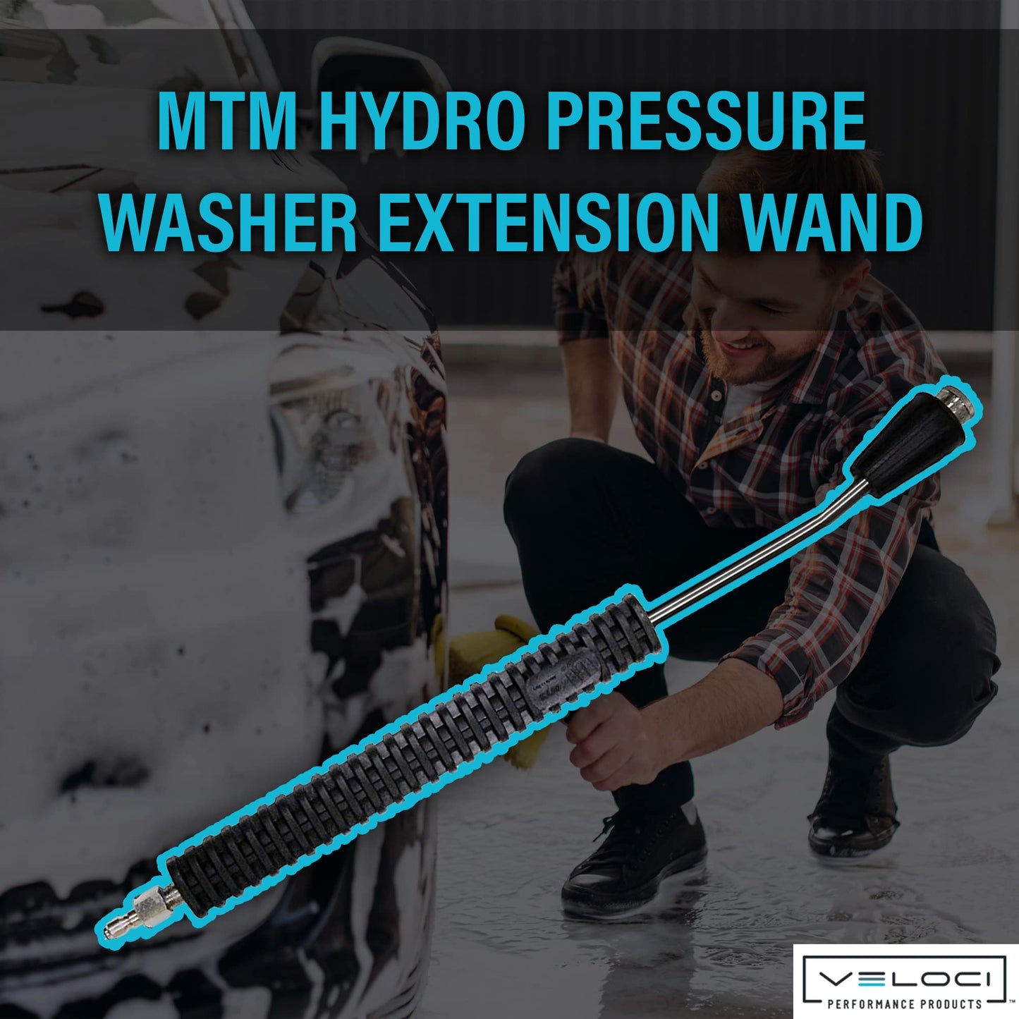 MTM Hydro Pressure Washer 20? Extension Wand Kit, High Pressure Sprayer 4100 PSI for Car Wash and Detailing, Pressure Washer Accessories for Foam Cannon