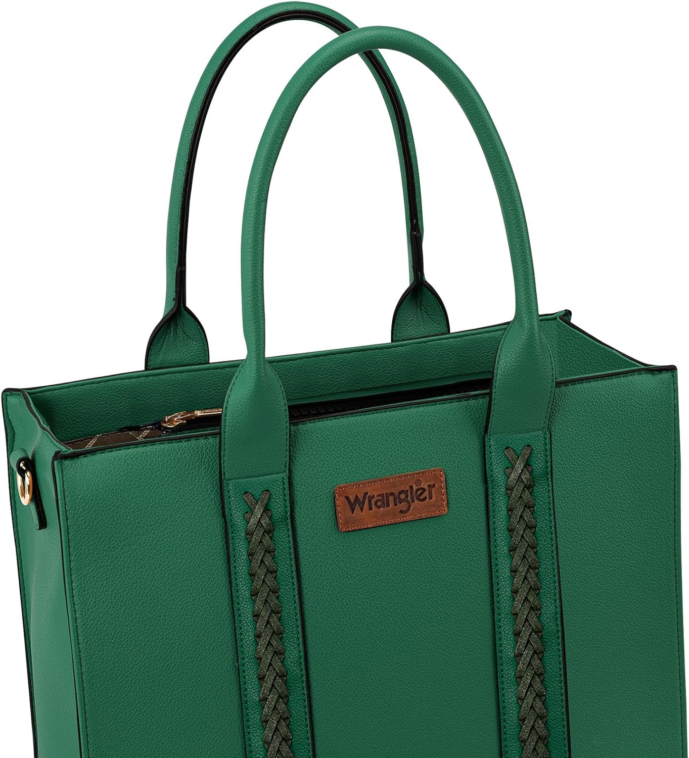 Wrangler Tote Bag for Women Shoulder Purse Handbag with Zipper Crossbody Bag