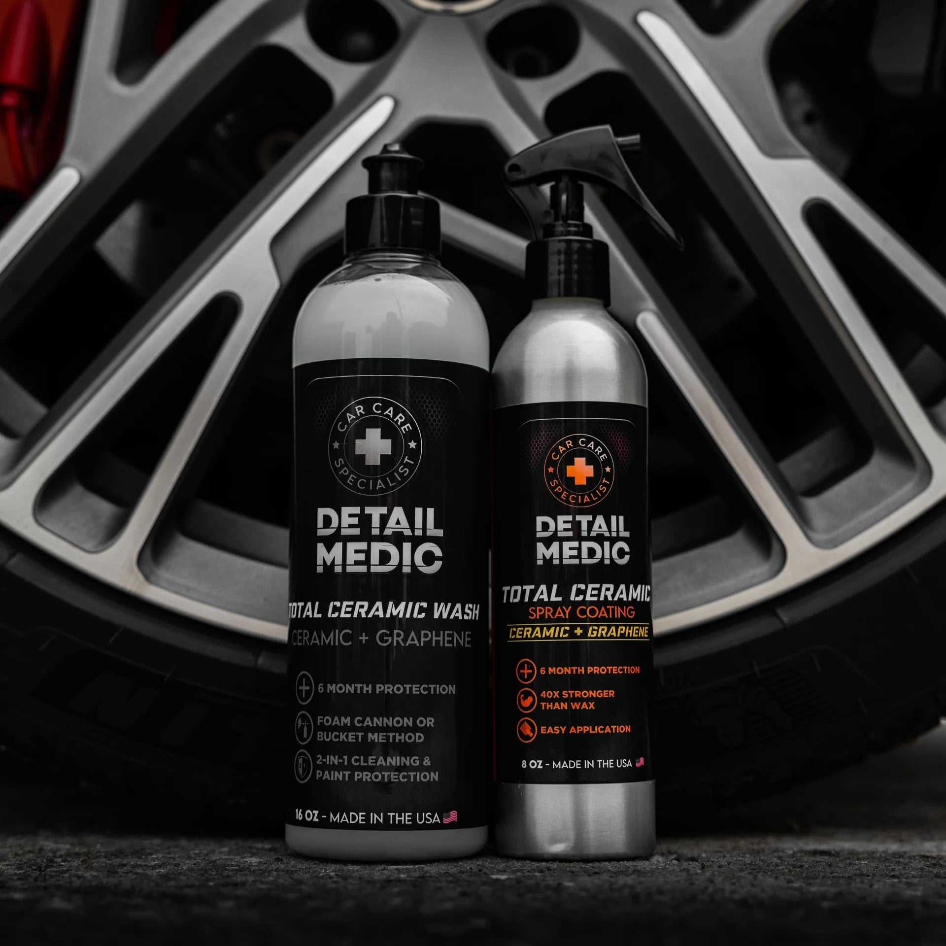 Detail Medic Elite Pro Series Total Graphene Ceramic Coating Detailing Kit for Cars