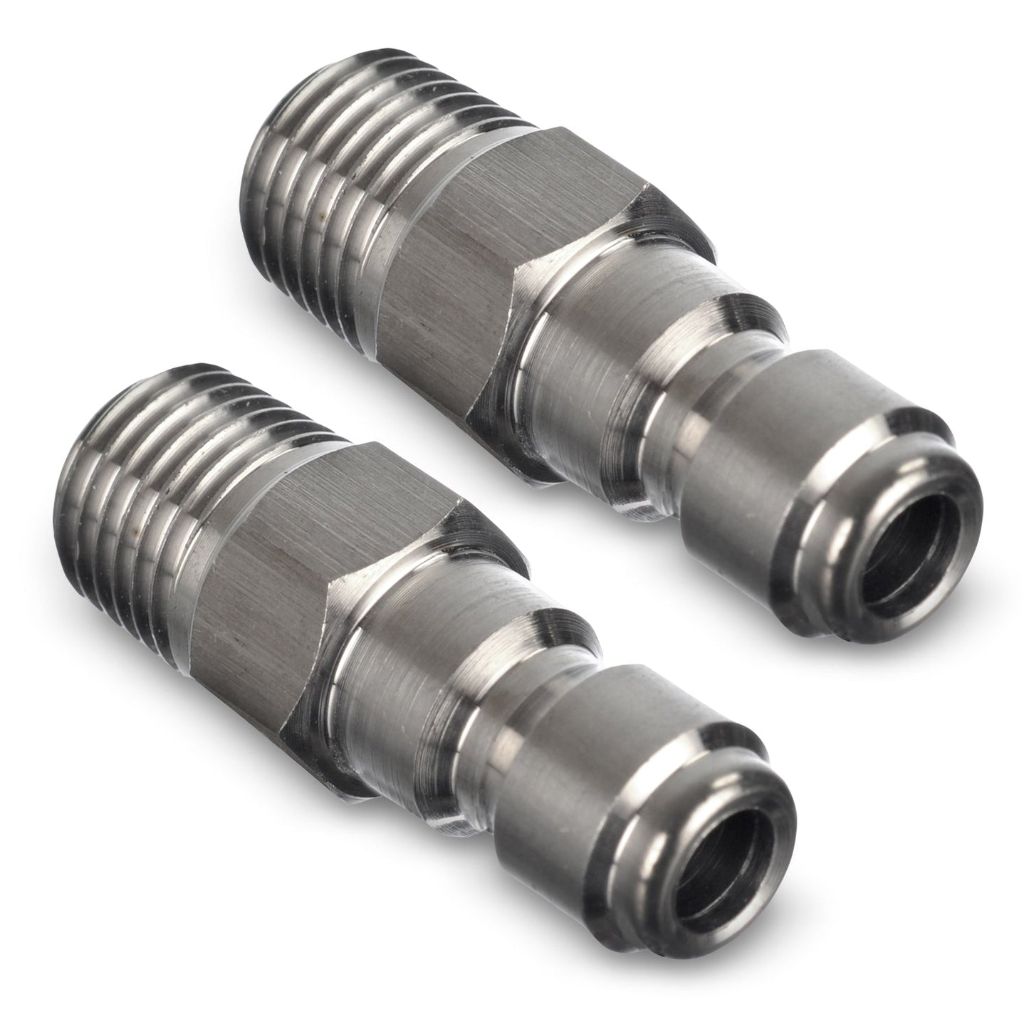 Stainless Steel Pressure Washer Quick Connect Plugs Set Of 2 | Male